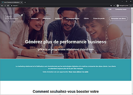Leoo - solution fidélisation clients