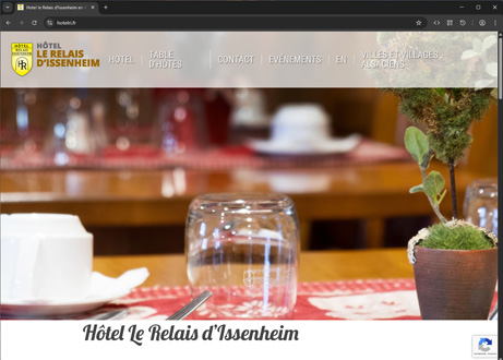 Page d'accueil du site : Le relai d’Issenheim